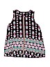 Assorted Brands 100% Polyester Print Blue Sleeveless Blouse Size L (kids) - photo 1