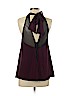Alice + Olivia 100% Polyester Burgundy Sleeveless Blouse Size XS - photo 2