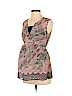 Motherhood 100% Polyester Tan Sleeveless Blouse Size S - photo 1