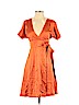 Banana Republic 100% Silk Orange Casual Dress Size 0 (petite) - photo 1
