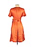 Banana Republic 100% Silk Orange Casual Dress Size 0 (petite) - photo 2