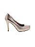 City Streets Gray Heels Size 7 1/2 - photo 1