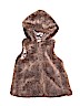 Kids Headquarters 100% Polyester Brown Faux Fur Vest Size 3T - photo 1