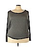 Love In Gray Long Sleeve Top Size 3X - photo 1