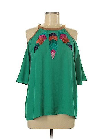 Missy Robertson by Southern Fashion House Short Sleeve Blouse (view 1)