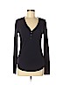 Gap Body Blue Long Sleeve Henley Size M - photo 1