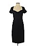 Diane von Furstenberg 100% Polyester Black Casual Dress Size 4 - photo 1