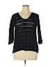 Style&Co Black Pullover Sweater Size XL - photo 1