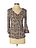 Doncaster Brown 3/4 Sleeve Top Size XS - photo 1