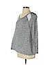 Liz Lange Maternity Gray Long Sleeve Top Size XS - photo 1