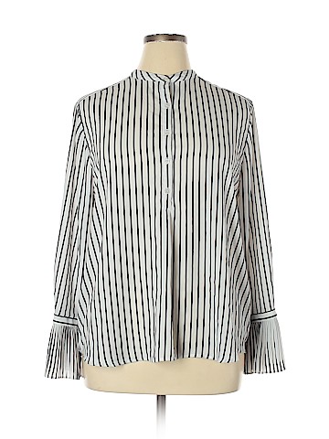 Ann Taylor Factory Long Sleeve Blouse (view 1)