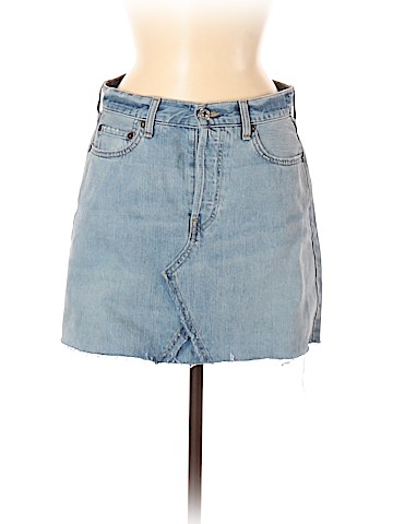 RE/DONE Denim Skirt (view 1)