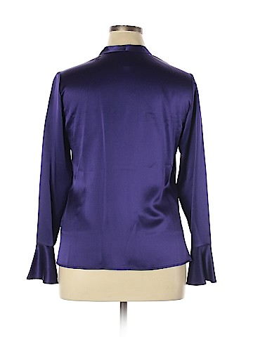 Talbots Long Sleeve Silk Top (view 2)