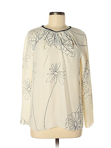 MARNI Long Sleeve Silk Top (view 1)