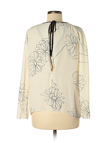 MARNI Long Sleeve Silk Top (view 2)