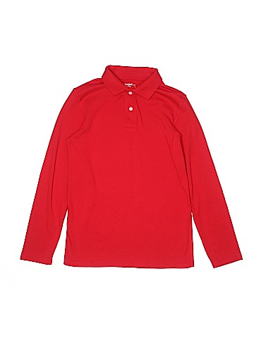 Cat & Jack Long Sleeve Polo (view 1)