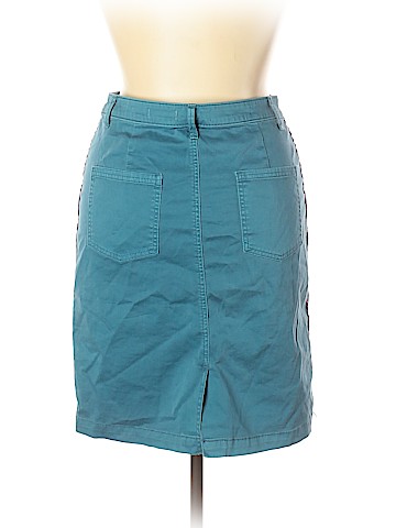 Pilcro and The Letterpress Denim Skirt (view 2)