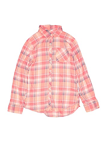 Justice Long Sleeve Button-Down Shirt (view 1)