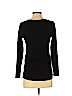 Old Navy - Maternity 100% Cotton Black Long Sleeve T-Shirt Size S - photo 2