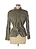 Armani Collezioni Tan Long Sleeve Button-Down Shirt Size 6 - photo 1