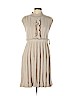 Jessica Simpson 100% Acrylic Tan Casual Dress Size L - photo 1
