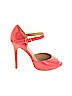 Saks Fifth Avenue Pink Heels Size 7 - photo 1