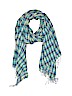INC International Concepts 100% Cotton Plaid Blue Scarf One size - photo 1