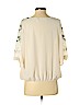Chelsea & Violet 100% Polyester Ivory 3/4 Sleeve Blouse Size S - photo 2