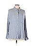 Hollister 100% Viscose Blue Long Sleeve Blouse Size L - photo 1
