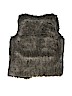 Old Navy Gray Faux Fur Vest Size 14 - photo 2