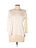 Talbots Ivory 3/4 Sleeve T-Shirt Size L (petite) - photo 1
