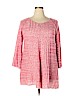 212 NYC 100% Acrylic Pink Pullover Sweater Size 2X - photo 1