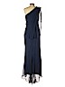 MIKAEL AGHAL 100% Silk Blue Cocktail Dress Size 10 - photo 2