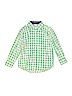 Gymboree 100% Cotton Green Long Sleeve Button-Down Shirt Size XS (youth) - photo 1