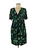 DressBarn 100% Polyester Green Casual Dress Size M (petite) - photo 1