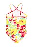 Gap Kids Floral Pink One Piece Swimsuit Size 12 - photo 2