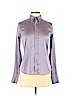 Ralph Lauren Black Label Purple Long Sleeve Silk Top Size 8 - photo 1