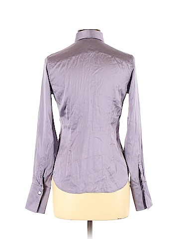 Ralph Lauren Black Label Long Sleeve Silk Top (view 2)