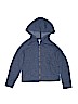 Crewcuts Outlet 100% Polyester Blue Zip Up Hoodie Size 10 - photo 1