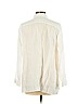 J.jill 100% Linen White Long Sleeve Button-Down Shirt Size L (petite) - photo 2