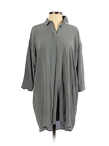 ALLSAINTS 3/4 Sleeve Silk Top (view 1)