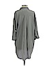 ALLSAINTS 100% Silk Gray 3/4 Sleeve Silk Top Size 4 - photo 2