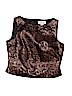 Assorted Brands Brown Sleeveless Blouse Size 14 - photo 1