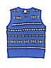 Crewcuts 100% Lambswool Blue Sweater Vest Size 10 - photo 1