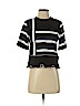 3.1 Phillip Lim Black Short Sleeve Top Size 2 - photo 1
