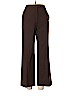 Carolina Herrera Brown Wool Pants Size 10 - photo 1