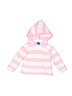 The Children's Place 100% Polyester Stripes Pink Pullover Hoodie Size 3T - photo 1