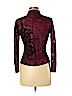 Liquid 100% Polyester Burgundy Long Sleeve Top Size M - photo 2