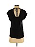 Ann Taylor LOFT Black Short Sleeve Top Size XXS (petite) - photo 2