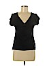 Banana Republic Black Short Sleeve Top Size M (petite) - photo 1